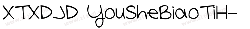 XTXDJD YouSheBiaoTiH字体转换